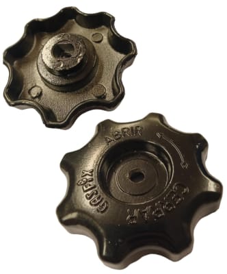 PERILLA METALICA ESTRELLA NEGRA L2