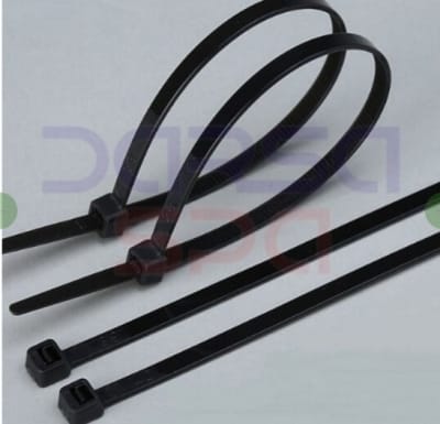 AMARRAS PLASTICAS NEGRAS 50 CM (100 UNIDADES)