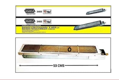 QUEMADOR INFRAROJO  VENTURA 3400 KCAL/HORA
