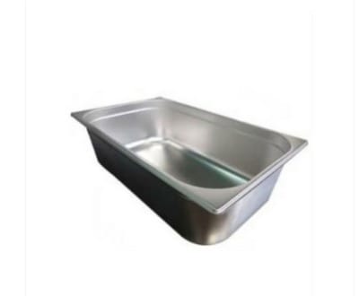 DEPOSITO ACERO INOXIDABLE #1/1 (33x53) ALTO 20 CM