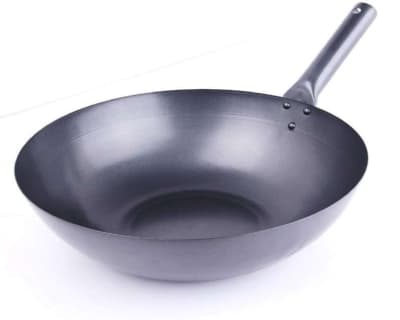 DISCO WOK TEFLON Ø36 CM CON MANGO