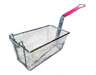 CANASTILLO FREIDORA MANGO ROJO (31x16) CM