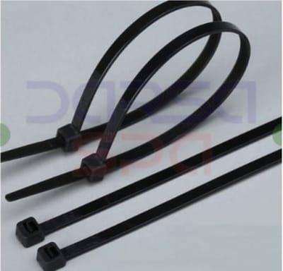 AMARRAS PLASTICAS NEGRAS 30 CM (100 UNIDADES)