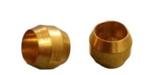 CONO DE BRONCE  PARA CAÑERIA 1/4 Pulg.