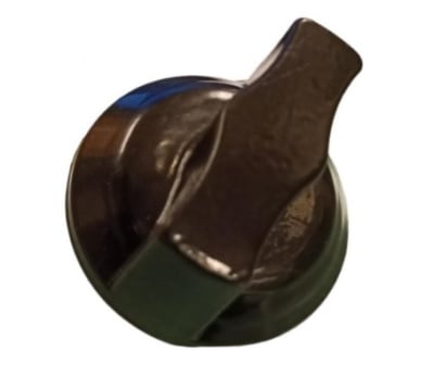 PERILLA METALICA MEDIA LUNA NEGRA