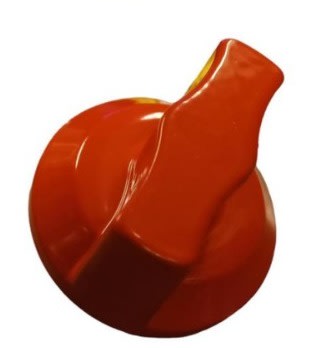 PERILLA METALICA PASADOR ROJA