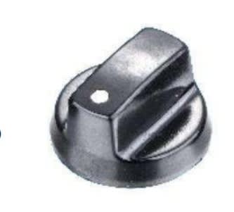 PERILLA BAKELITA  NEGRA PUNTO BLANCO