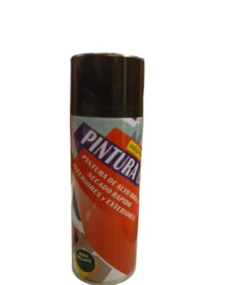 PINTURA EN SPRAY NEGRO BRILLANTE