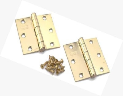 BISAGRAS USALOCK BRONCEADA 3 x 3 x 2 MM (2 UNIDADES)