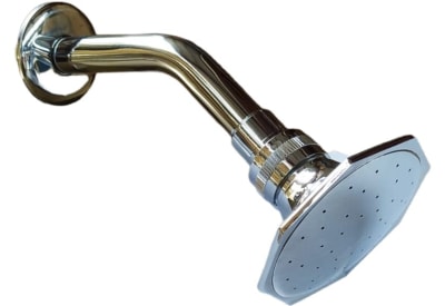 DUCHA FIJA METALICA HEXAGONAL (CAJA)