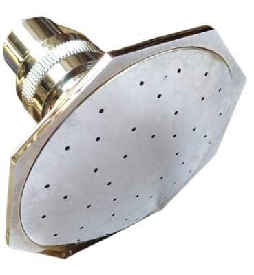 CABEZA DUCHA METALICA HEXAGONAL