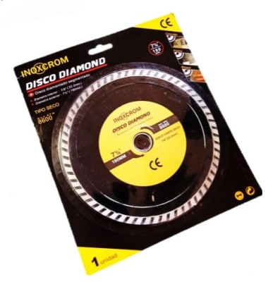 DISCO DE CORTE DIAMANTADO SECO Ø7 1/4 Pulg.