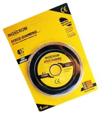 DISCO DE CORTE DIAMANTADO HUMEDO Ø4 1/2 Pulg.