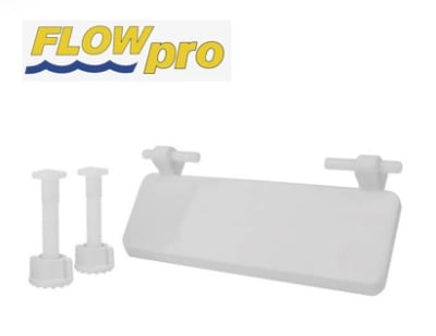 SET BISAGRA UNIVERSAL BLANCO FLOWPRO