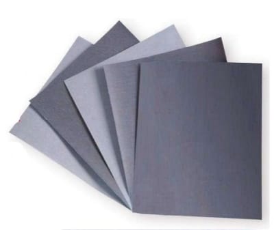 LIJA AL AGUA CON CARBURO DE SILICIO GRANO 180 (50 HOJAS x PACK)