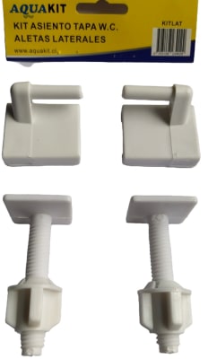KIT ASIENTO TAPA W.C. ALETAS LATERALES