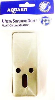 UÑETA SUPERIOR DOBLE FIJACIÓN LAVAMANOS