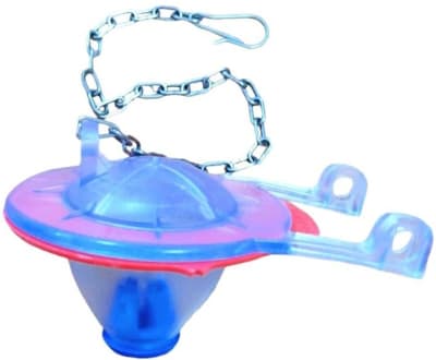 FLAPPER SILICONA CADENA ACERO INOXIDABLE (EN CAJA)