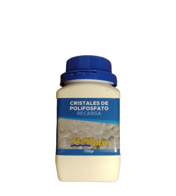 RECARGA CRISTALES DE POLIFOSFATO PARA FILTROS (750 GRAMOS)