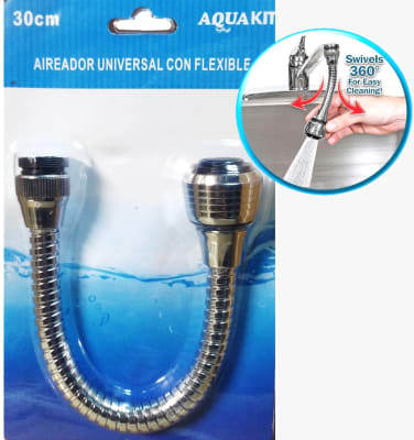 AIREADOR UNIVERSAL CON FLEXIBLE 30 CM