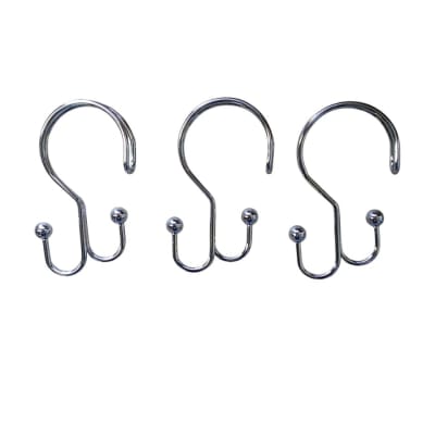 SET 12 ARGOLLAS (GANCHOS) ACERO INOXIDABLE REFORZADAS