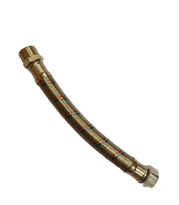 FLEXIBLE ALTA PRESION Ø18 MM 1/2 Pulg. x 1/2 Pulg. HI HE 20 CM