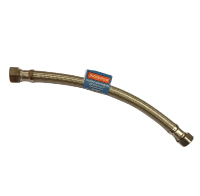 FLEXIBLE ALTA PRESION Ø18 MM 1/2 Pulg. x 1/2 Pulg. HI 30 CM