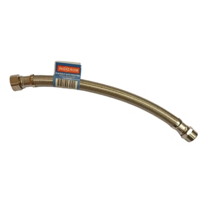 FLEXIBLE ALTA PRESION Ø18 MM 1/2 Pulg. x 1/2 Pulg. HI HE 30 CM