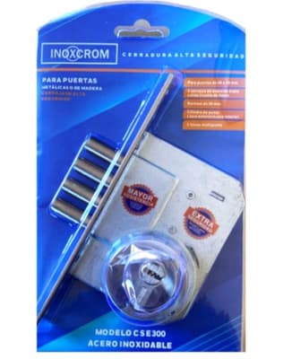 CERRADURA ALTA SEGURIDAD MODELO 300 (LLAVE AMBOS LADOS)