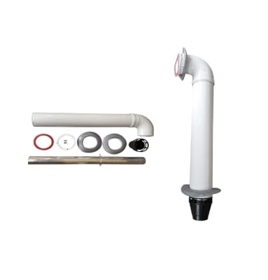 KIT DUCTO CALEFONT TIRO FORZADO Ø60/100 MM (LARGO 75 CM)