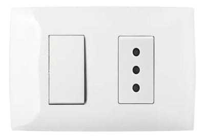 ENCHUFE HEMBRA + INTERRUPTOR EMBUTIDO