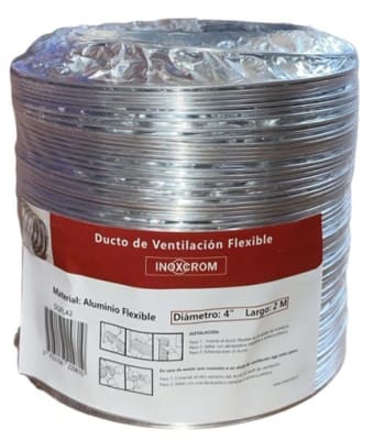 DUCTO DE VENTILACION ALUMINIO FLEXIBLE 4