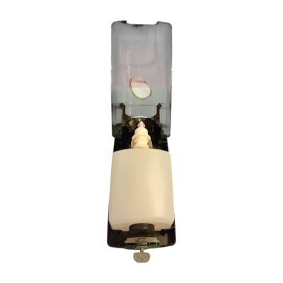 DISPENSADOR JABON LIQUIDO ACRILICO NEGRO 1200 ML
