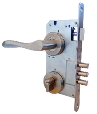 CERRADURA DE EMBUTIR ACCESO ACERO INOXIDABLE