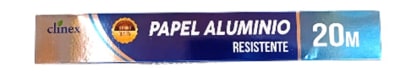 PAPEL ALUMINIO ROLLO 20 METROS