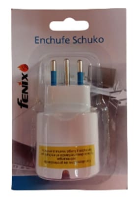 ADAPTADOR ELECTRICO SCHUKO