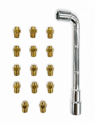 KIT CALEFONT SPLENDID MADEMSA 14 INYECTORES GAS LICUADO + LLAVE ESPECIAL