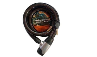 CANDADO CADENA MOTO BICICLETA MULTIUSO 22MM x 1 METRO