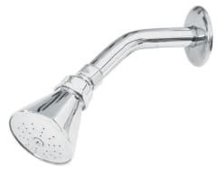 DUCHA FIJA CROMADA BRAZO METALICO CABEZA REDONDA (CAJA)