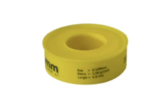 TEFLON PROFECIONAL 3/4 PULG.GAS 10 MT (AMARILLO)