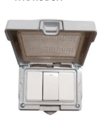 INTERRUPTOR SIMPLE PARA EXTERIOR HYDROBOX