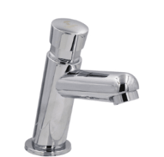 LLAVE LAVATORIO TEMPORIZADA  CILINDRICA