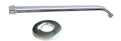 BRAZO DUCHA METALICO CROMADO C/FLANGE 30 CM