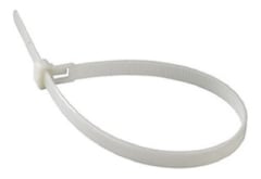 AMARRAS PLASTICAS BLANCAS 10 CM (PACK 100 UNIDADES)