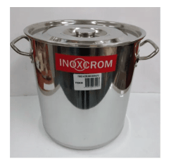 FONDO ACERO INOXIDABLE Ø30 x 30 CM 21 LT