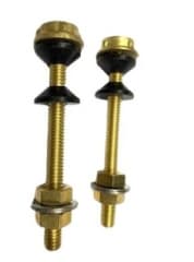 KIT 2 PERNOS 5/16 TAZA-ESTANQUE -CAUPOLICA BRONCE