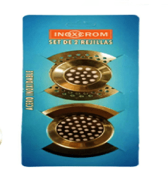 SET 2 REJILLAS LAVAPLATOS ACERO INOXIDABLE
