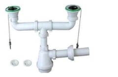SIFON LAVAPLATOS DOBLE COMPLETO
