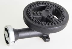 QUEMADOR FIERRO FUNDIDO CON CODO Ø18 CM