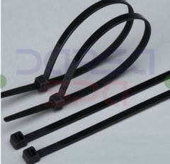 AMARRAS PLASTICAS NEGRAS 20 CM (100 UNIDADES)